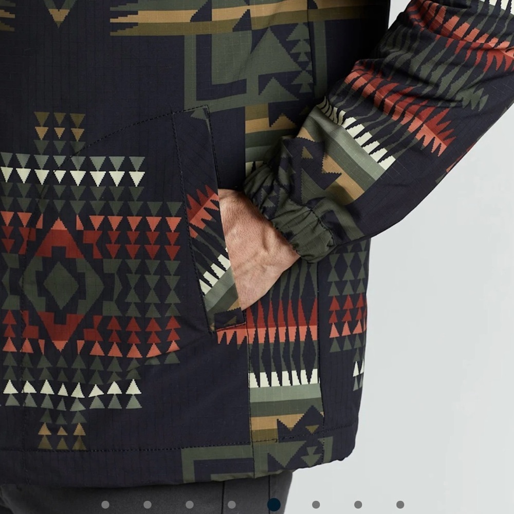 Pendleton Men's Geometric Pattern Jacket - Black … - image 6